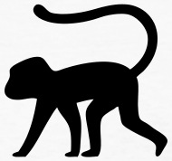 190x178 Monkey Silhouette By Azza1070 Spreadshirt
