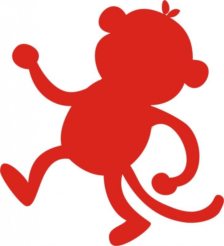 727x800 Aapje Om Te Flocken Aplication Silhouettes, Monkey