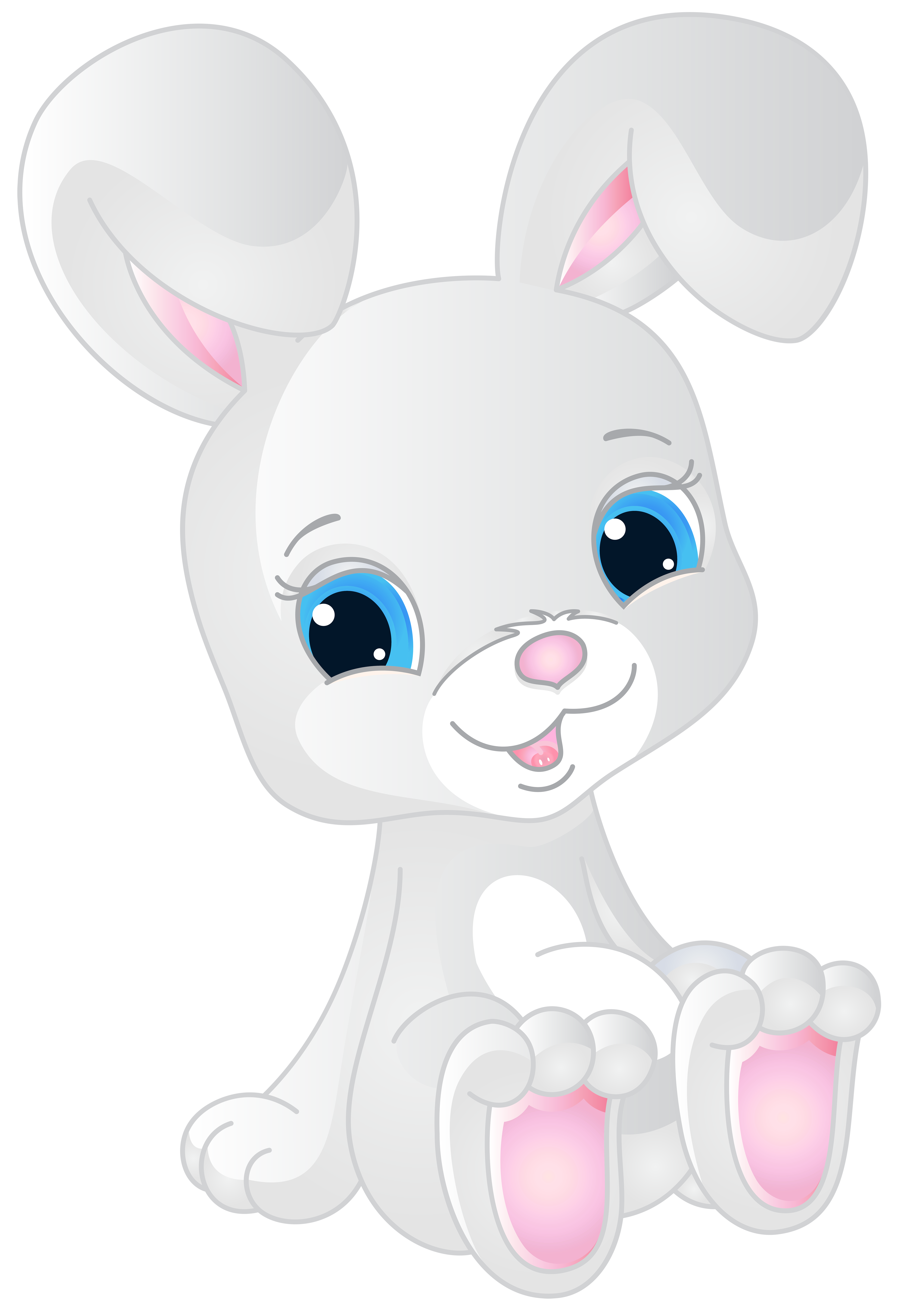 4784x7000 Cute Bunny Clipart
