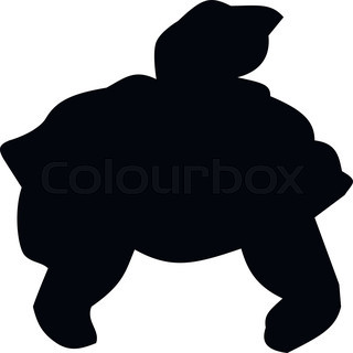 320x320 Cute Sea Turtle Cartoon Stock Vector Colourbox