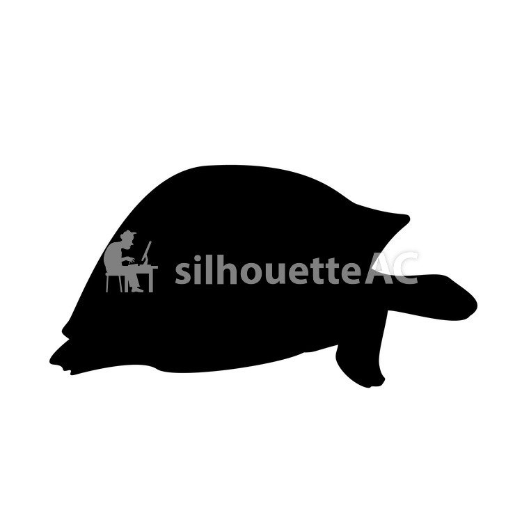 750x750 Free Silhouette Vector Enmity, Turtle, Icon