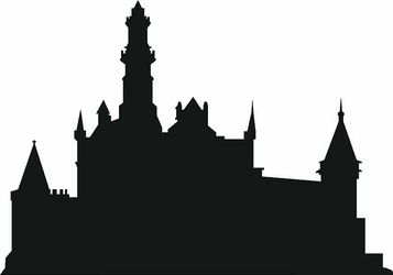 357x250 Castle Wall Decal Wall Decals, Silhouettes And Castles