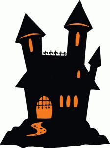 224x300 Spooky Clipart Haunted Castle