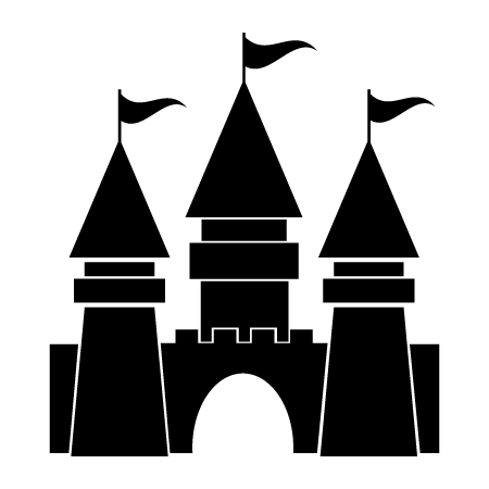 450x450 Knight's Castle Wall Wall Art Decal