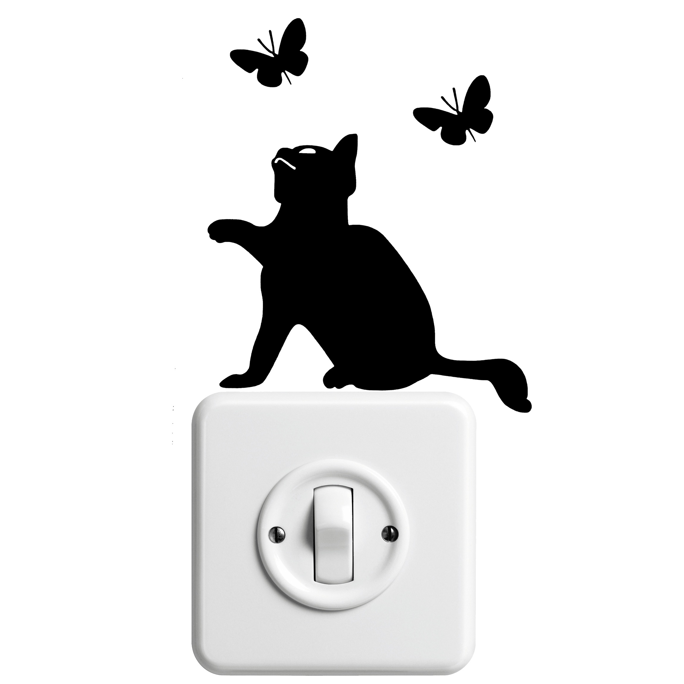 2300x2300 Free Images Silhouette, Pet, Portrait, Kitten, Black, Font