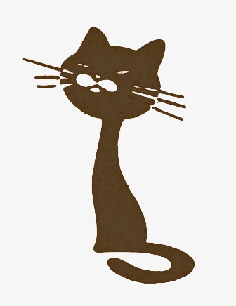 336x436 Cartoon Cat, Cat Silhouette, Cute Cat Png Image And Clipart