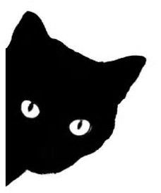 228x273 Image Result For Cat Face Silhouette Clip Art Rock Painting