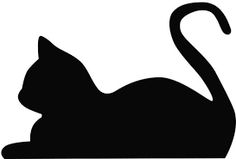 236x159 Feline Face Decals Black Cat Stickers By Jenn Inashvili