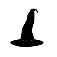 200x200 Witch Hat Clipart Silhouette 4063549