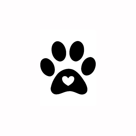 Cat Paw Silhouette at GetDrawings | Free download