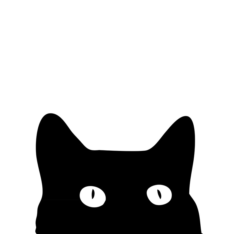 Cat Profile Silhouette at GetDrawings | Free download