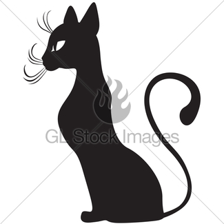 325x325 Black Cat Profile Gl Stock Images