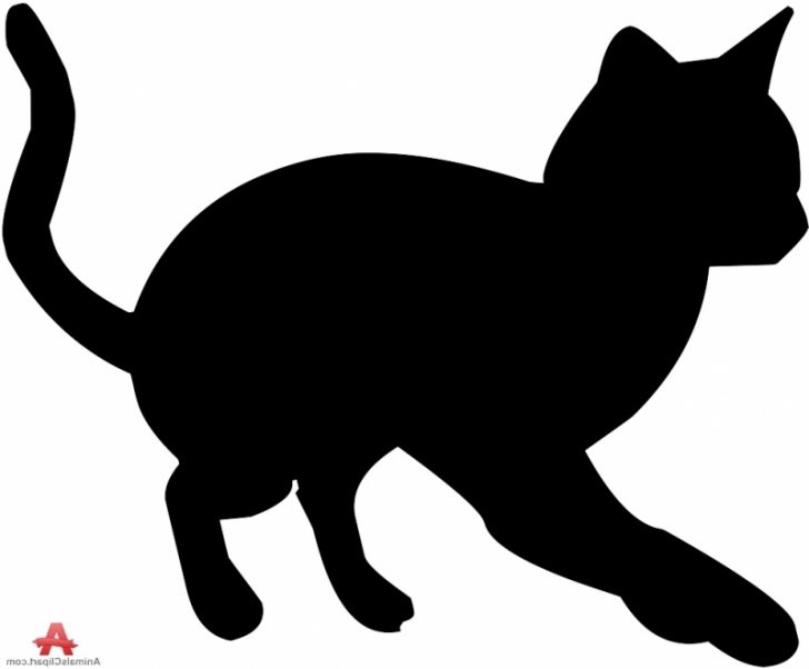 728x602 Bengal Ideal Cat Silhouette Clip Art Photograph
