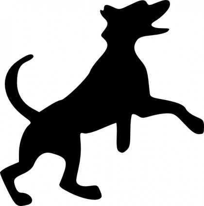 420x425 Dogs Dog And Cat Silhouette Clip Art Free