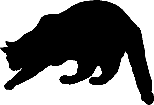 615x422 Cat Silhouette By Clipartcotttage