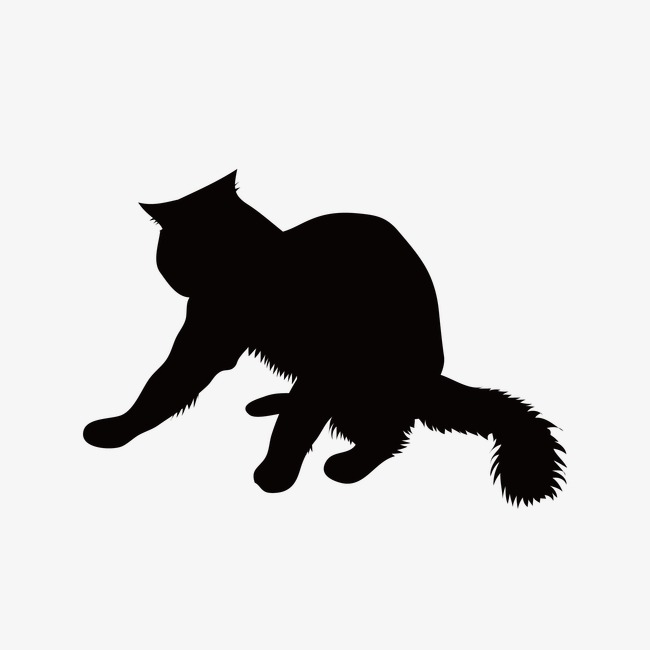 650x650 Cat Silhouette, Animal, Sketch Png Image And Clipart For Free Download