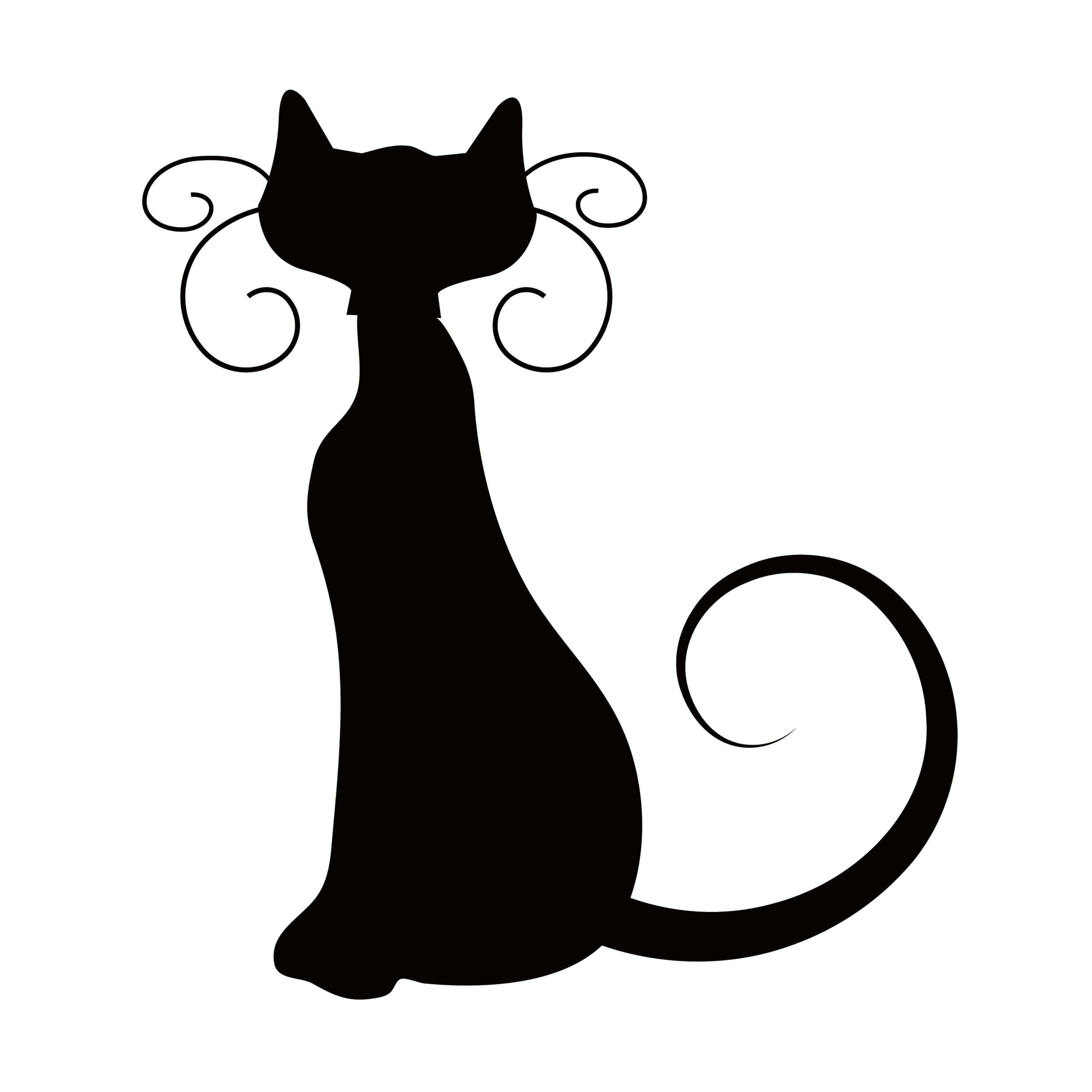 3000x3000 Whiskers Halloween Cat