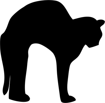 349x340 Free Cliparts Cat, Cat's Silhouette