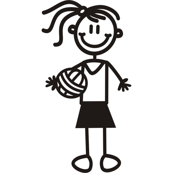 600x600 Softball Catcher Silhouette Girl Clipart