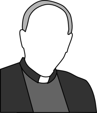 317x368 Catholic Priest Free Vector Download (38 Free Vector)