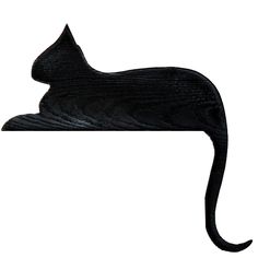 236x236 Vector Image Of Silhouette Of Cat Coming Down Public Domain