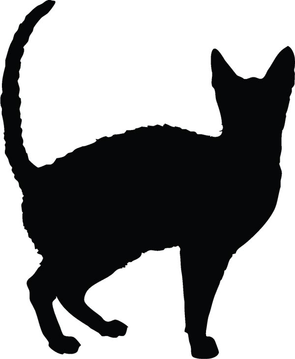 600x732 Cats Silhouette Shapes Cats Silhouette, Cat