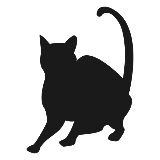 512x512 Cat Silhouette