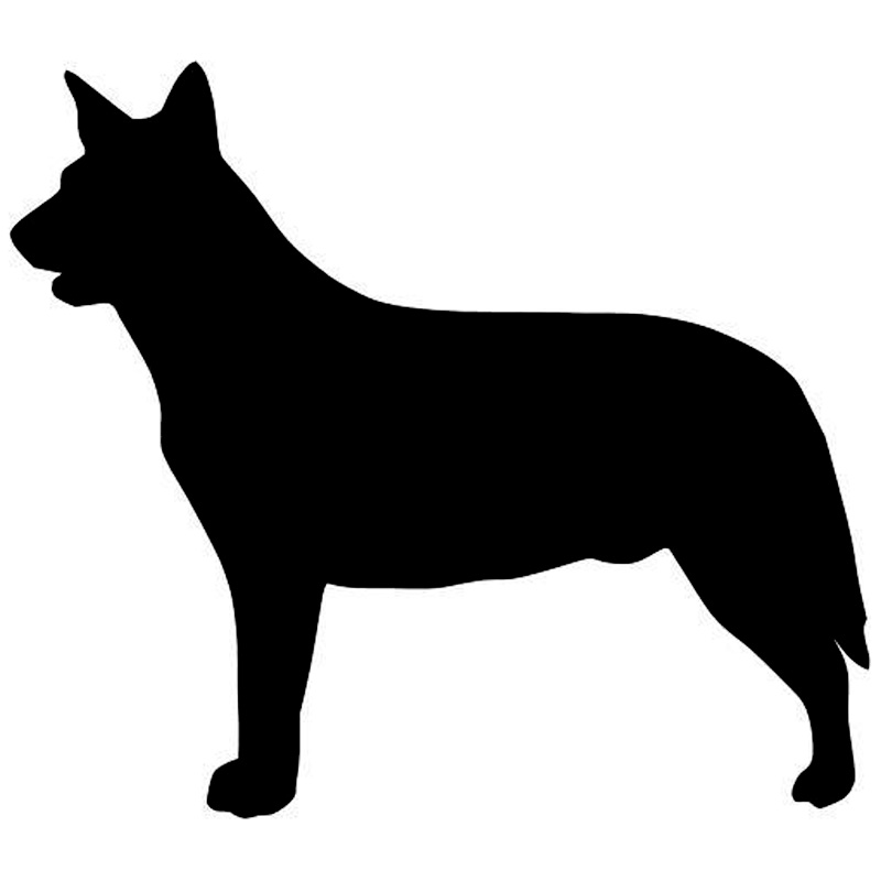 Cattle Dog Silhouette