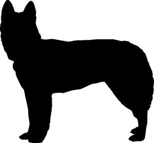 300x280 Cattle Dog Kelpie Silhouette Car Decal Sticker Ebay