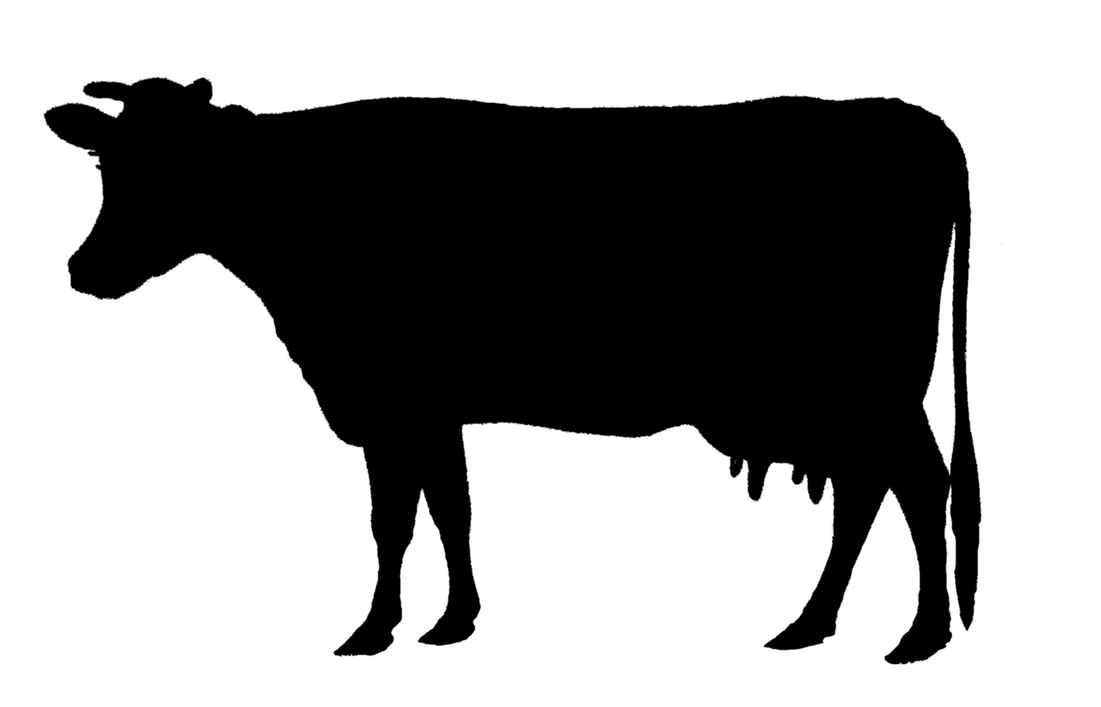 1600x1028 Farm Animals Clipart Silhouette