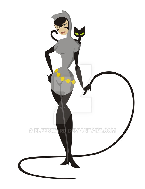 600x784 Retro Catwoman By Elfedward