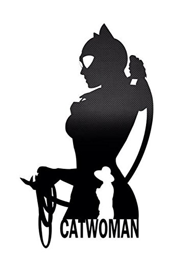 372x500 Dc Comics Batman Villian Catwoman Silhouette Stickers