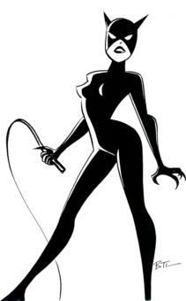 211x340 Catwoman Silhouette Batman! Silhouettes