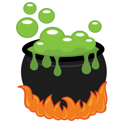 432x432 Halloween Cauldron Scrapbook Cut File Cute Clipart Files