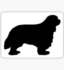 210x230 Cavalier King Charles Spaniel Silhouette Stickers Redbubble