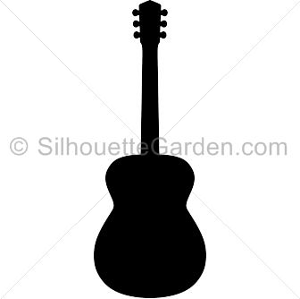336x334 Acoustic Guitar Silhouette Clip Art. Download Free Versions