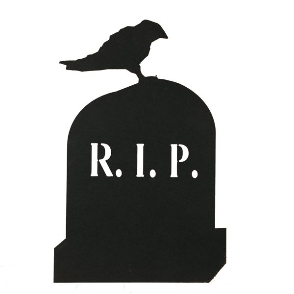 600x600 Tombstone Silhouette