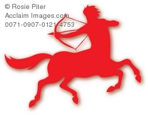 300x232 Red Silhouette Of Male Centaur Clipart Amp Stock Photography