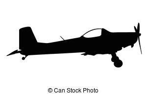 300x192 Small Plane Vector Silhouette Vector Illustration