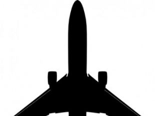310x233 Silhouette Plane Clip Art Free Vectors Ui Download