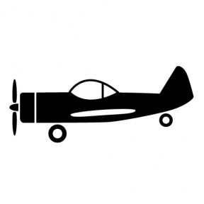 288x288 Cessna Twin Engine Plane Clipart
