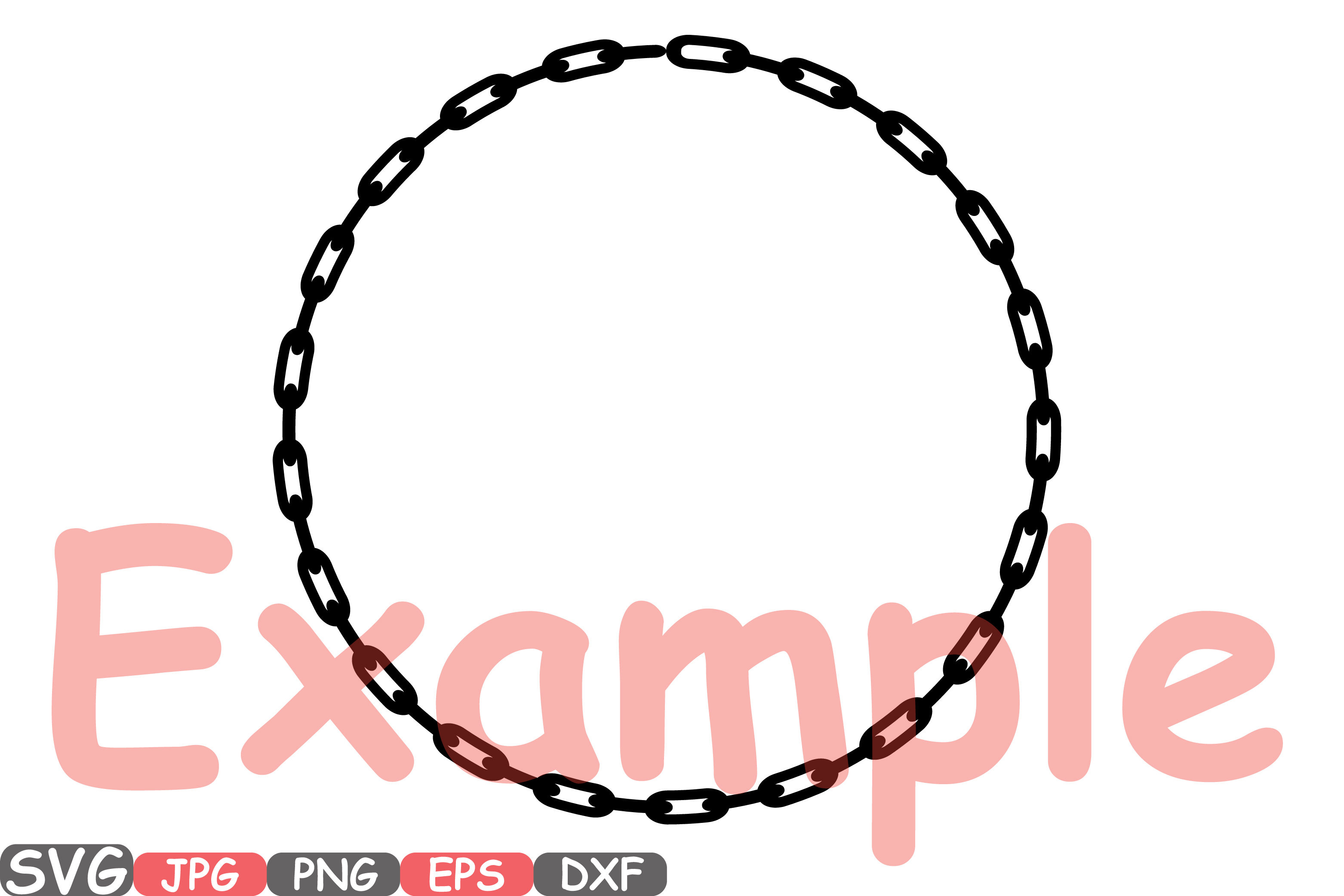 3125x2083 Arrow And Chain Circle Frame Svg Silhou Design Bundles