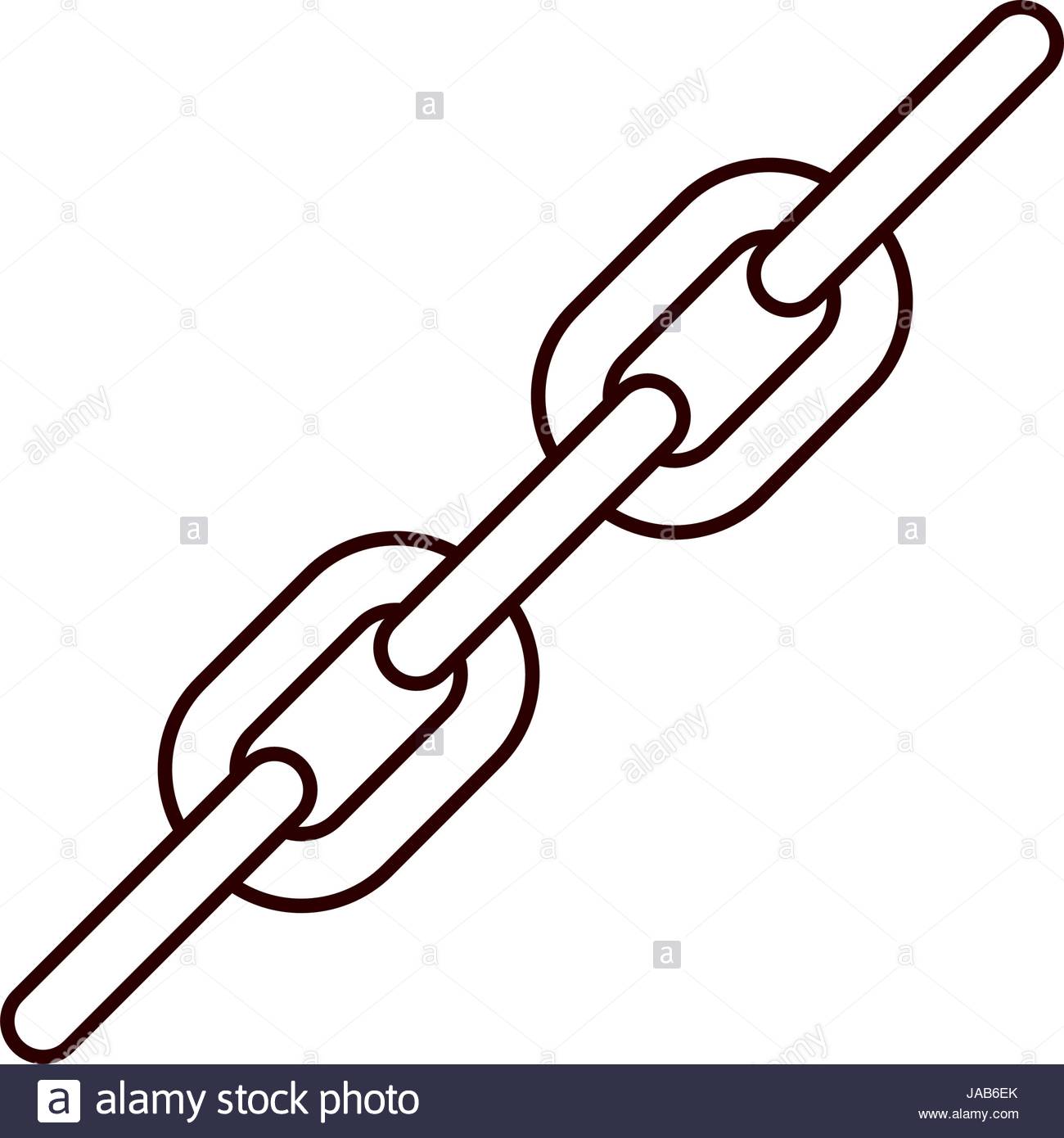 1300x1390 Sketch Silhouette Metallic Chain Icon Stock Vector Art