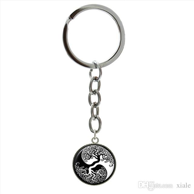 640x640 Yin Yang Cat Dog Key Chains Simple Style Yin Yang Cat And Dog