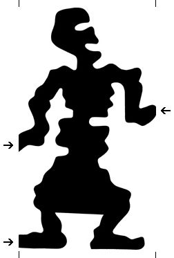 252x373 Paper Chains Skeleton Paper Chain Template Holiday