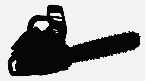 Chainsaw Silhouette at GetDrawings | Free download