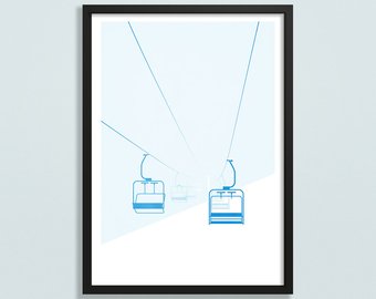 340x270 Ski Chair Lift Etsy