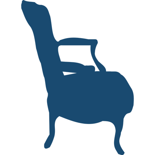 500x500 Low Armchair Silhouette Vector Image Public Domain Vectors