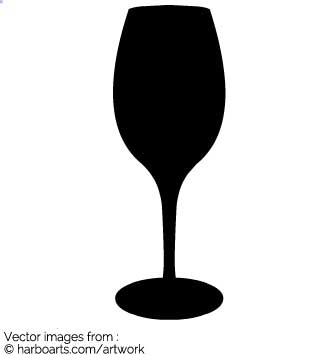 335x355 Download Wine Glass Silhouette Vector Graphic