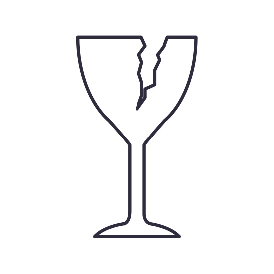 550x550 Isolated And Silhouette Broken Cup Design